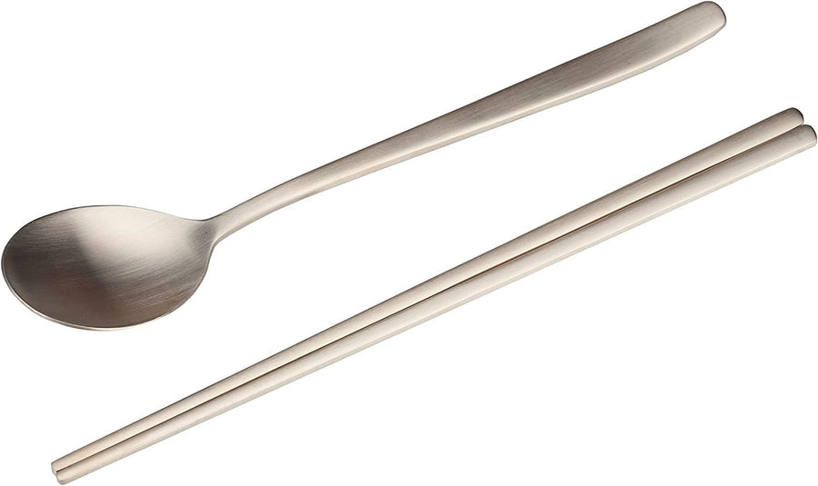 Premium Brassware Cutlery Spoon Chopsticks Set - Anytime Basket