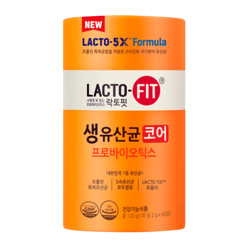 Chong Gun Dang Probiotics Lacto-Fit Core 4.2oz(120g) 60Packets - Anytime Basket