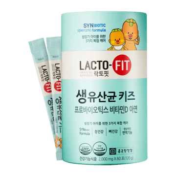 Chong Gun Dang Probiotics Lacto-Fit Kids 4.2oz(120g) 60Packets - Anytime Basket