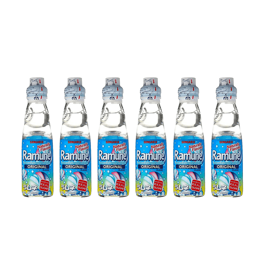 Sangaria Ramune Original Flavor 6.76oz(200ml) 6 Packs - Anytime Basket