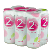 Lotte Refreshing Water 2% Peach 8.12 fl.oz(240ml) - Anytime Basket
