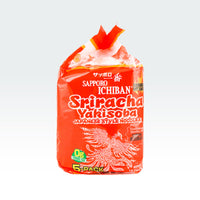 Sapporo Ichiban Sriracha Yakisoba 3.6oz(102g) 5 Packs - Anytime Basket