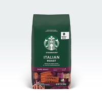 Starbucks Italian Roast 100% Arabica Dark Roast Whole Bean Coffee Bag - 12 Oz