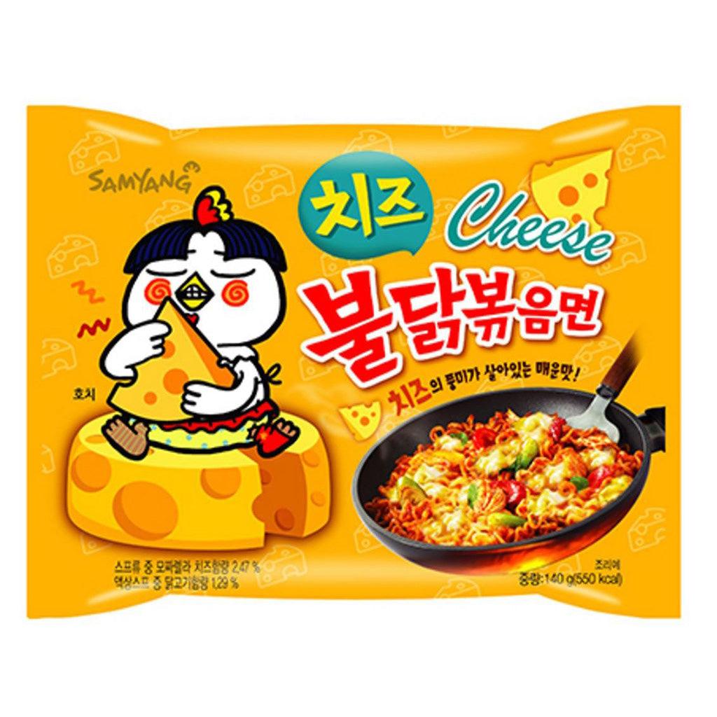 Samyang Buldak Chicken Cheese Flavor 4.93oz(140g) x 5 Packs - Anytime Basket