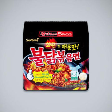 Samyang Buldak Hot Chicken Flavor Ramen 4.94oz(140g) x 5 Packs - Anytime Basket