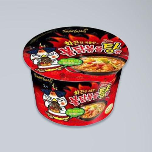 Samyang Buldak Hot Chicken Flavor Ramen Stew Type Big Bowl   4.23oz(120g) - Anytime Basket