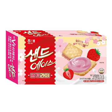 Haitai Sand Ace Strawberry Latte 7.20oz(204g) - Anytime Basket