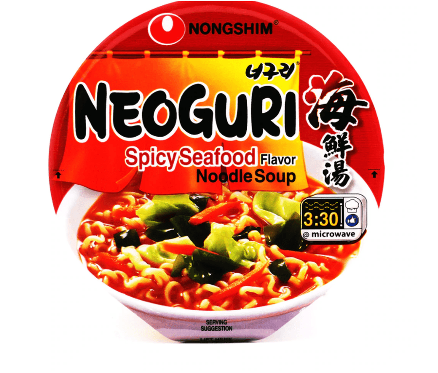 Nongshim Neoguri Spicy Cup 2.64oz(75g) - Anytime Basket