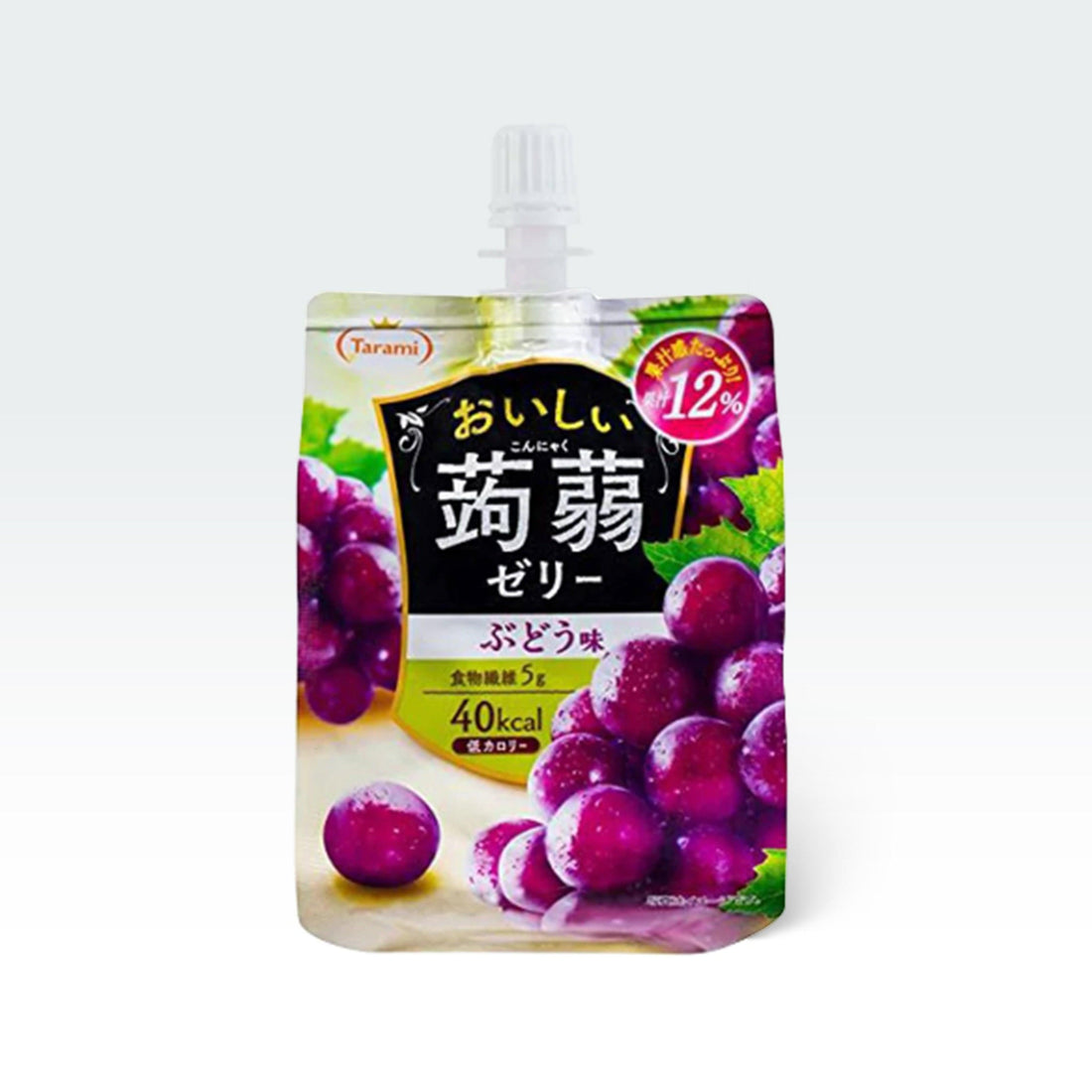 Tarami Oishii Konjac Jelly Grape 5.29oz(150g) - Anytime Basket