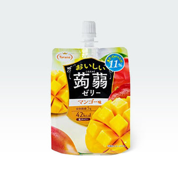 Tarami Oishii  Konjac Jelly Mango 5.29oz(150g) - Anytime Basket