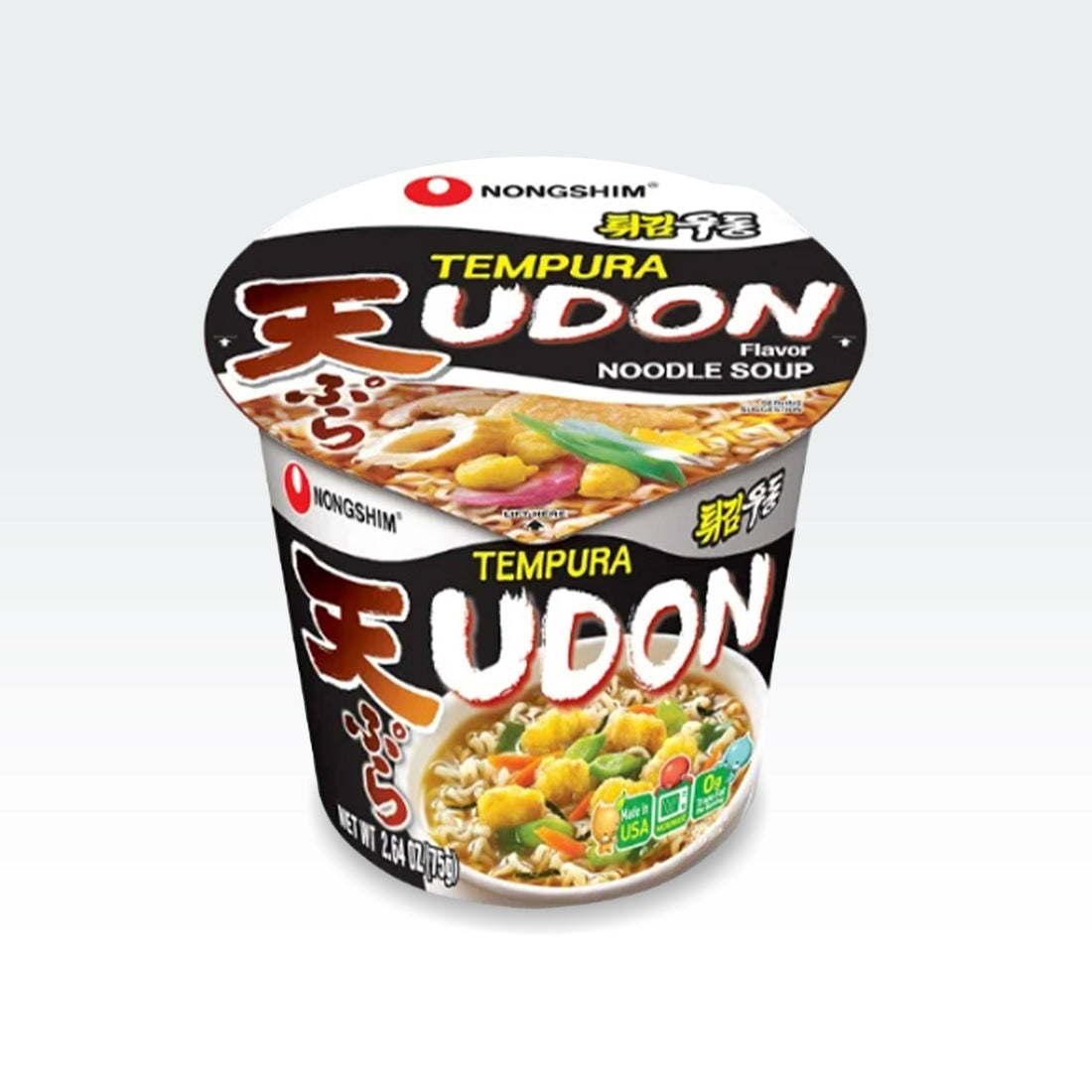 Tempura Udon Cup Noodle Cup 2.6oz(75g) x 6 Cups - Anytime Basket