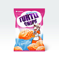 Orion Turtle Chips Sweet Vanilla Big Size 5.65oz(160g) - Anytime Basket
