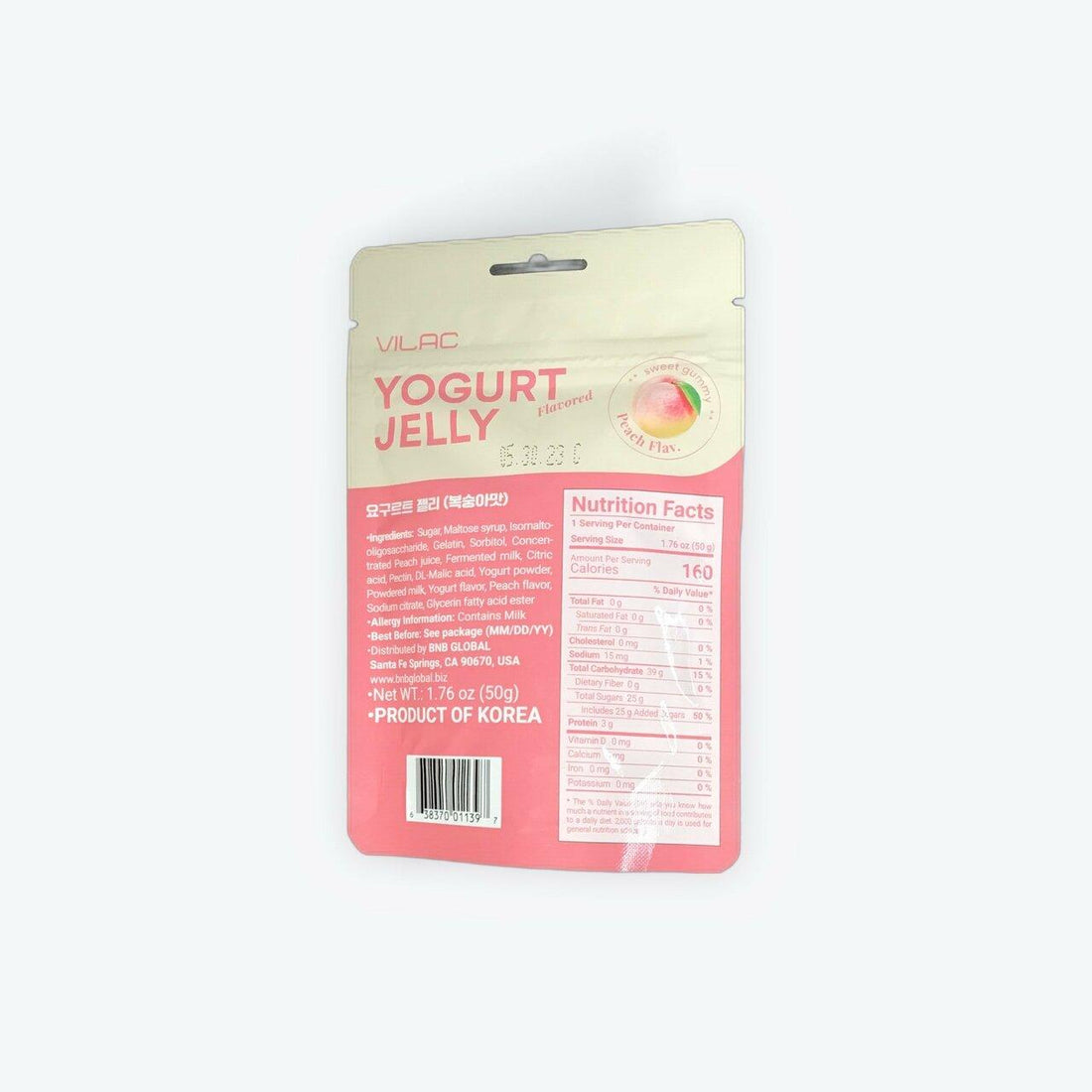 Vilac Yogurt Jelly Peach 1.76oz(50g) - Anytime Basket