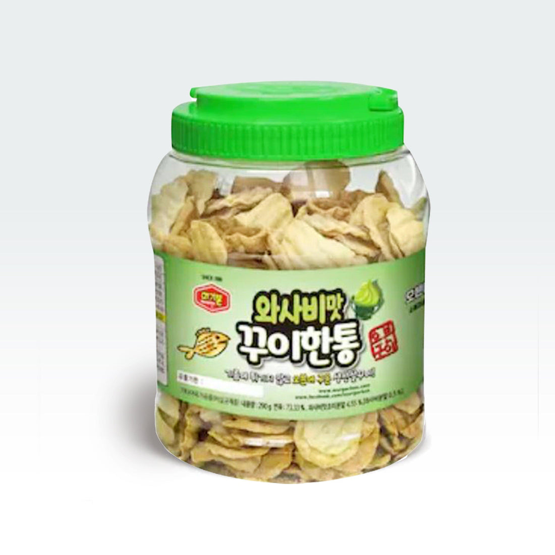 Wasabi Flavored Korean Cracker PET Bottle 10.23oz(290g) - Anytime Basket