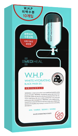 Mediheal White Hydrating Black Mask Ex 10 sheets