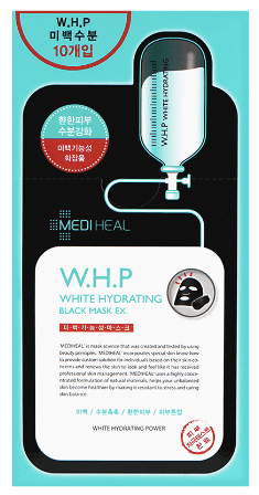 Mediheal White Hydrating Black Mask Ex 10 sheets