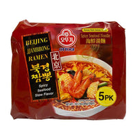 Ottogi Beijing Spicy Jjamppong Noodle 4.23oz(120g) x 5 Packs - Anytime Basket