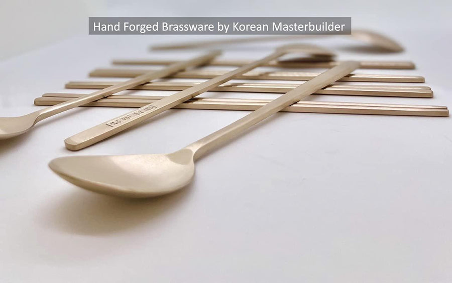 Korean Hand Made Traditional Utensil Flatware Luminous - Anytime Basket