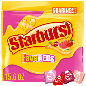 Starburst Favereds Fruit Chews Gummy Candy, Sharing Size - 15.6 oz Bag